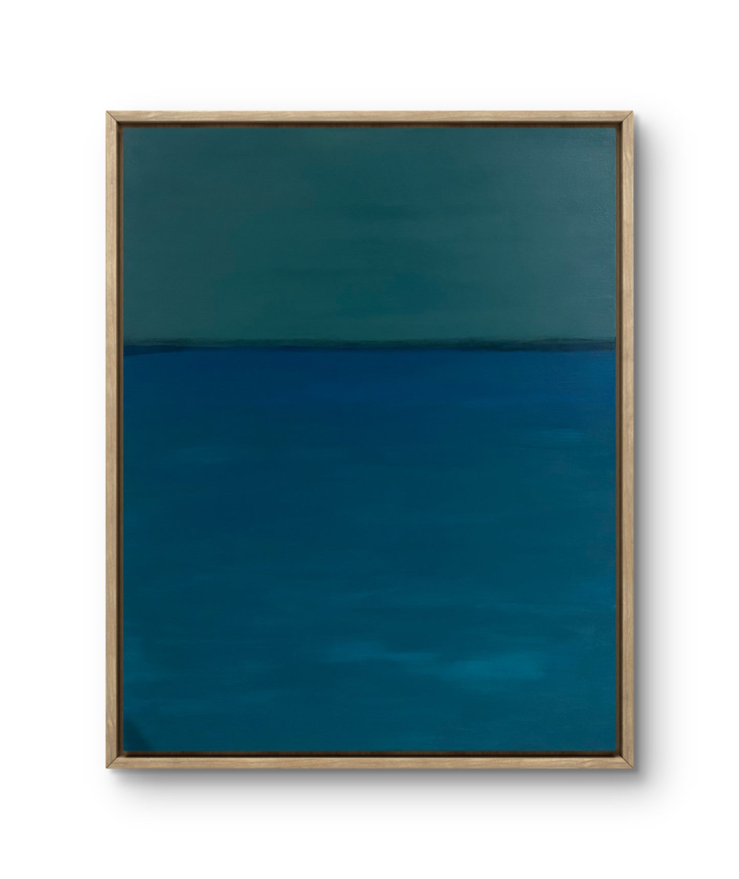 Teal Divide 24x30"