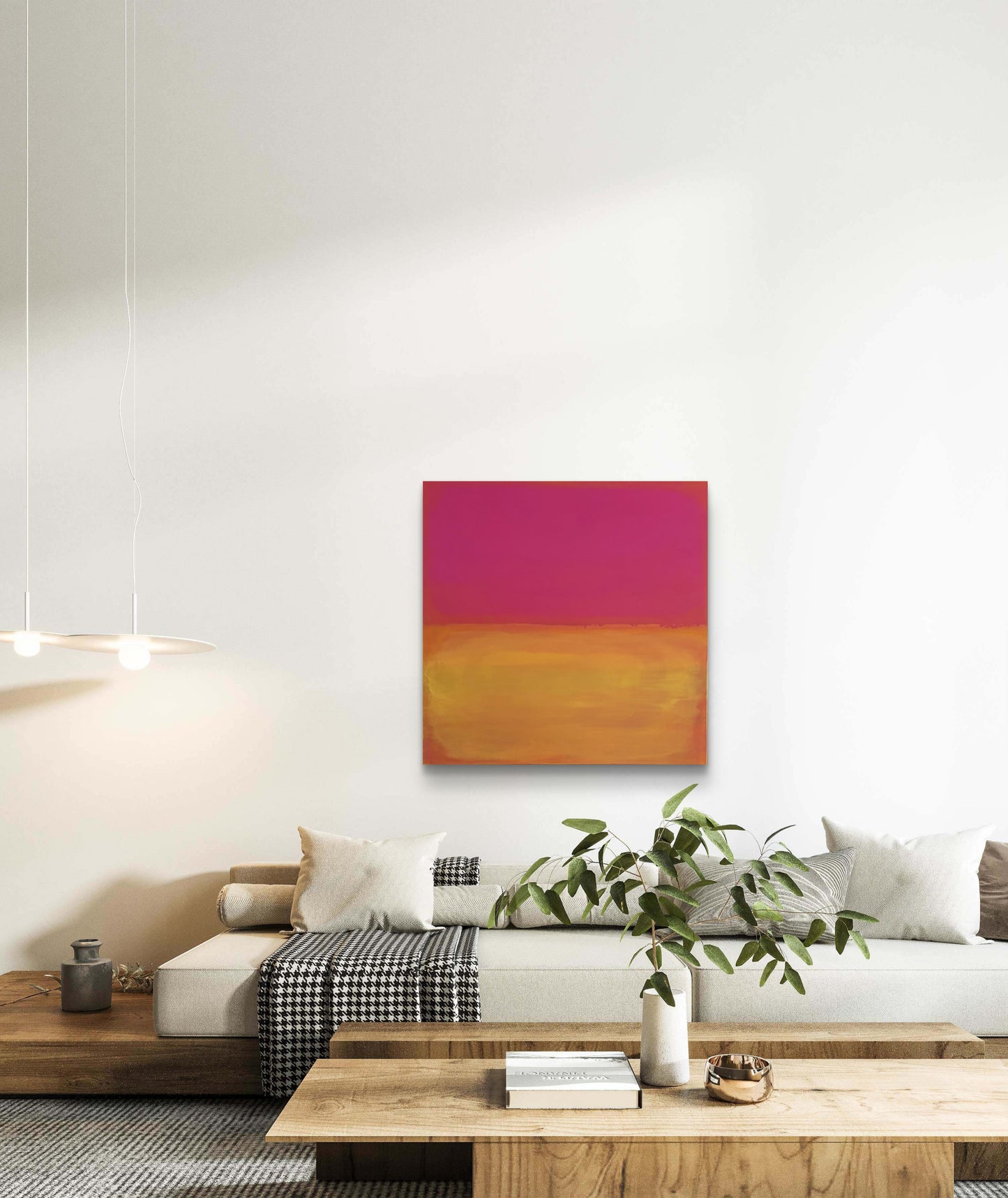 Saffron Glow 36x36"