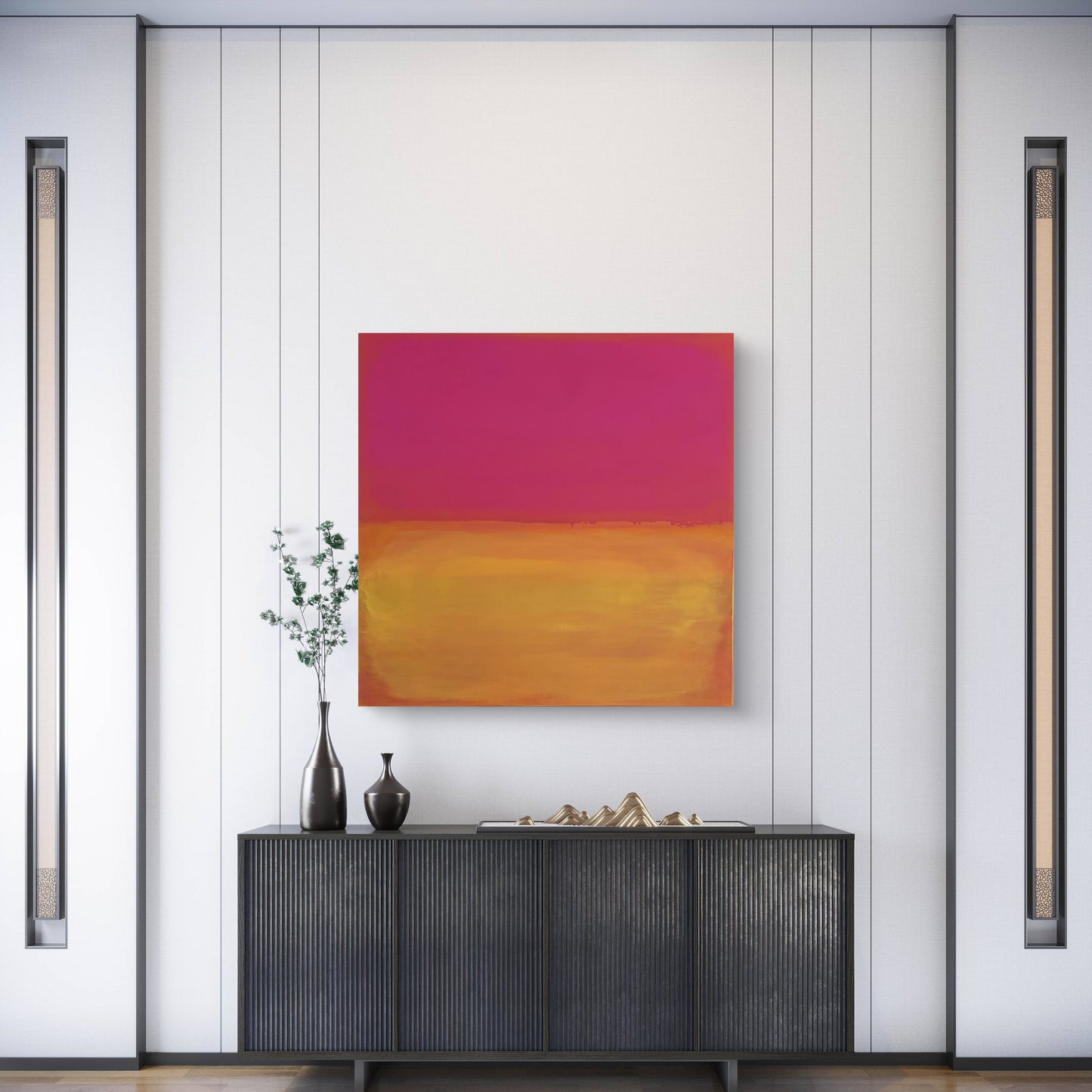Saffron Glow 36x36"