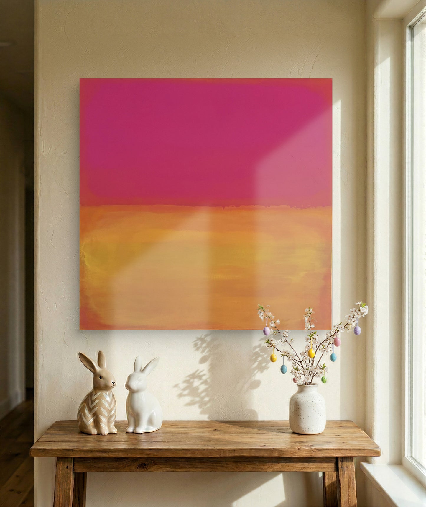Saffron Glow 36x36"