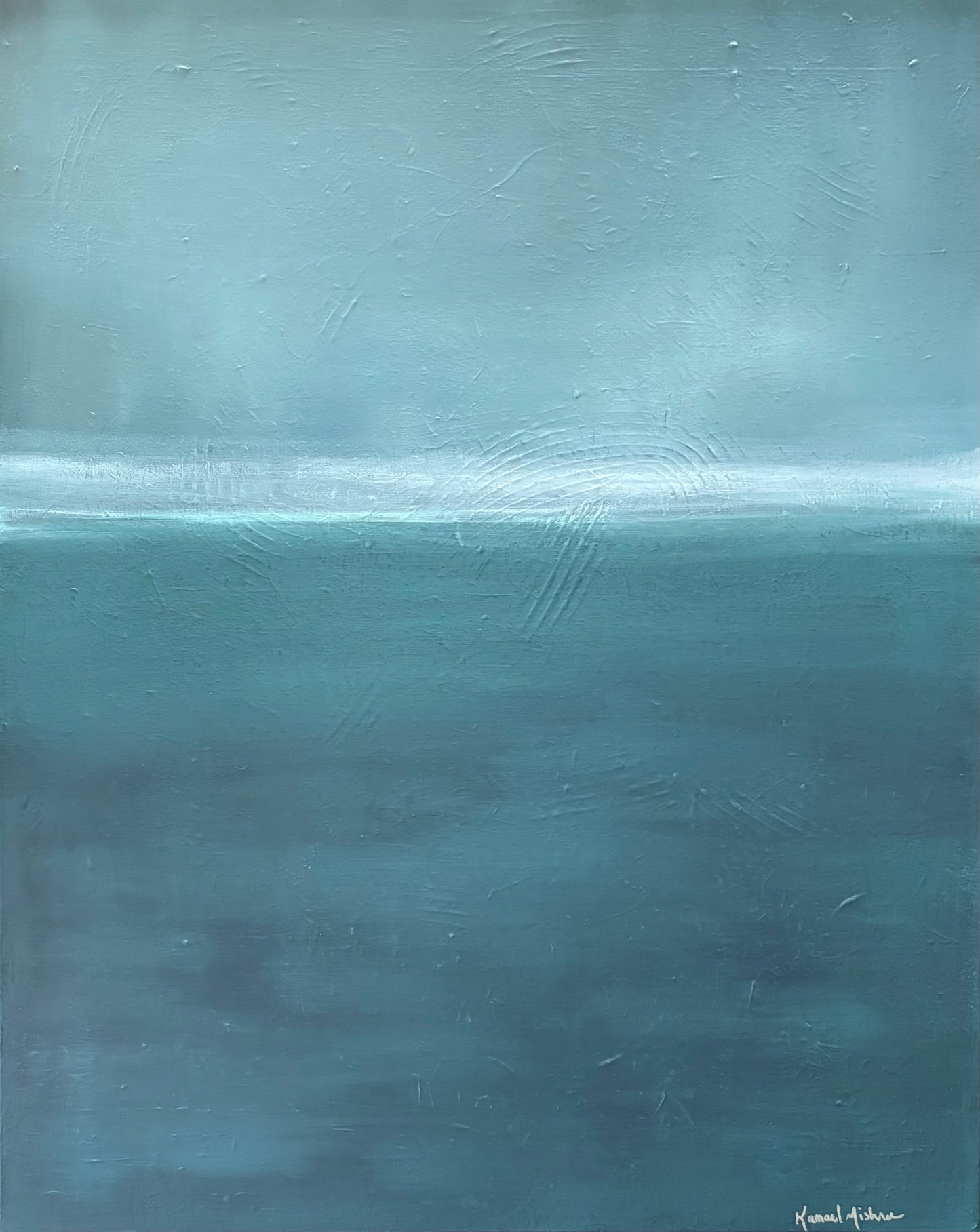 Between Blues 24x30"